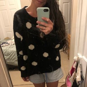 Victoria’s Secret pink polka dot sweater